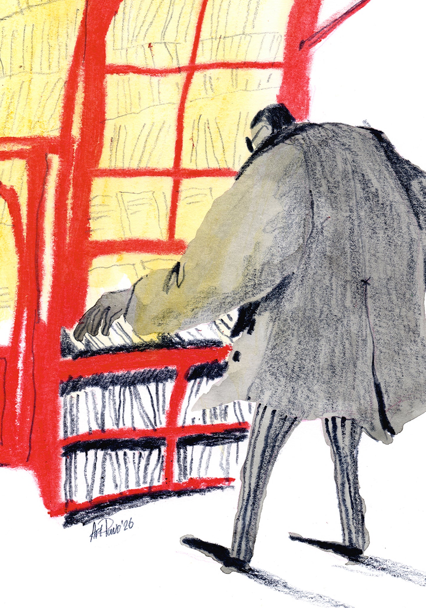 San Francisco Books Co. Poster, Matte Paper Print