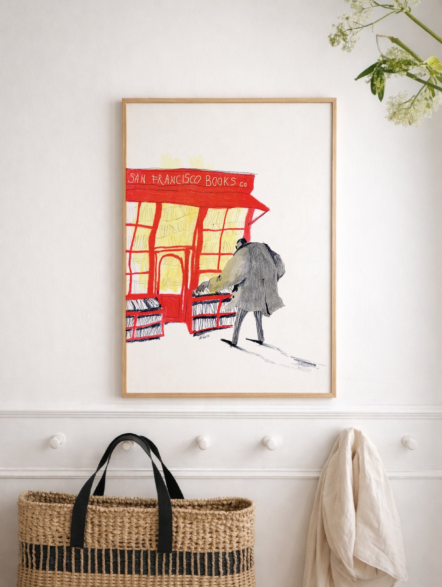 San Francisco Books Co. Poster, Matte Paper Print